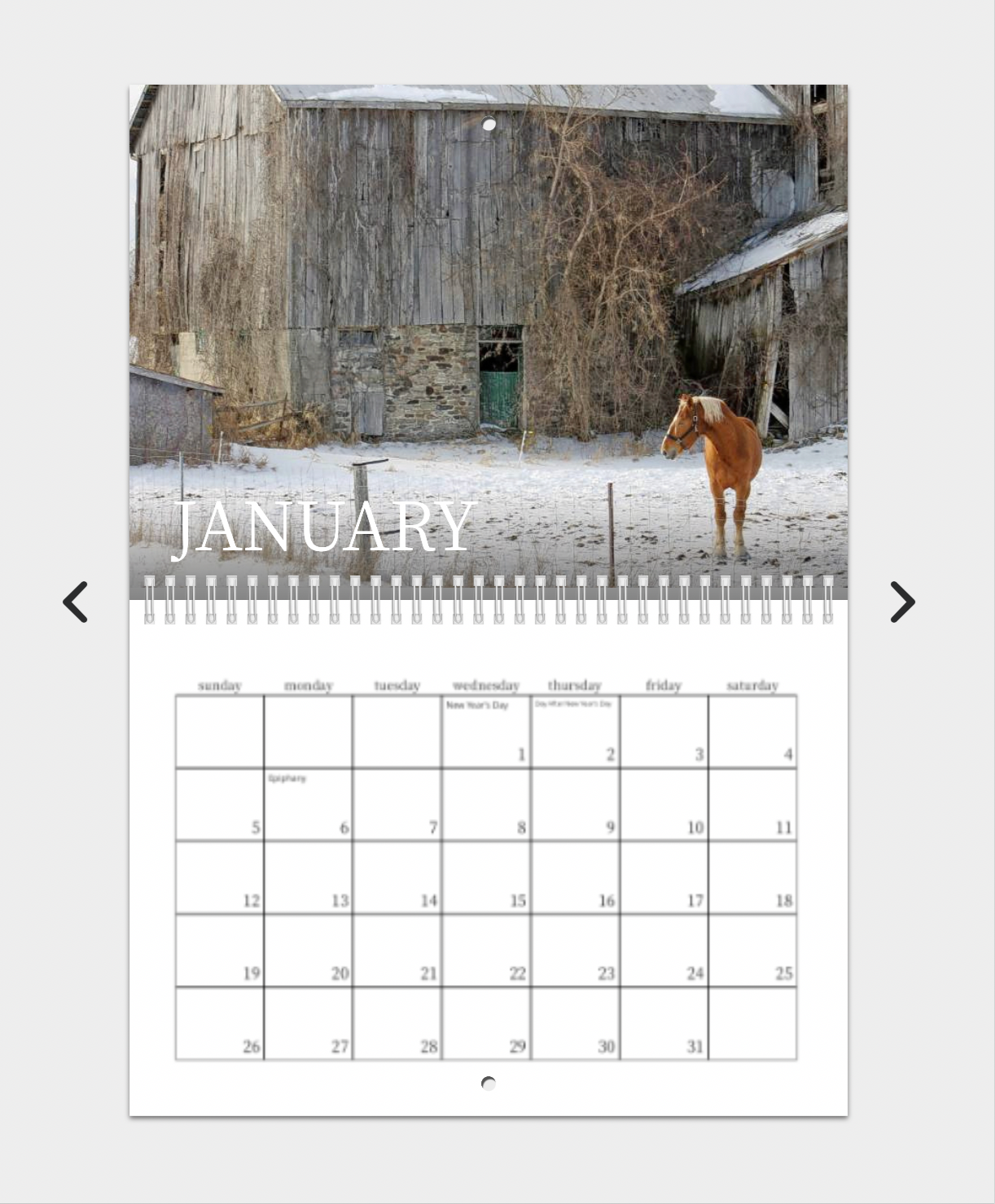 A Kawartha Lakes Collection by Rustic Photography by L: 2025 Calendar