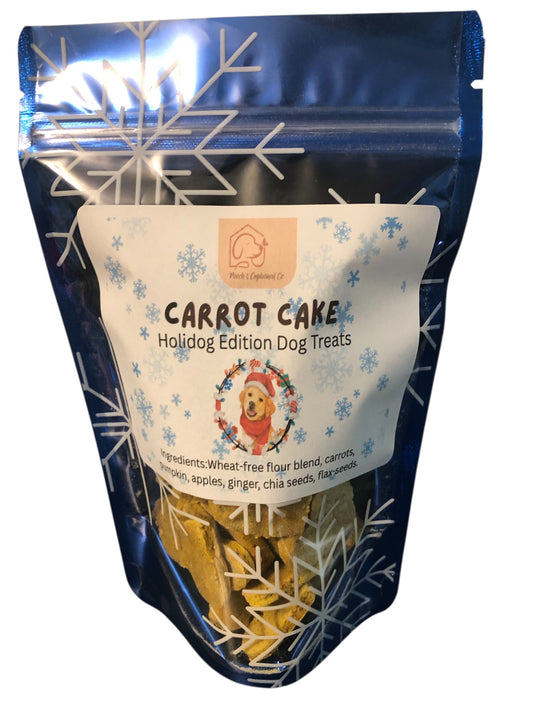 Carrot Cake Dog Treats – Wheat-Free & All-Natural