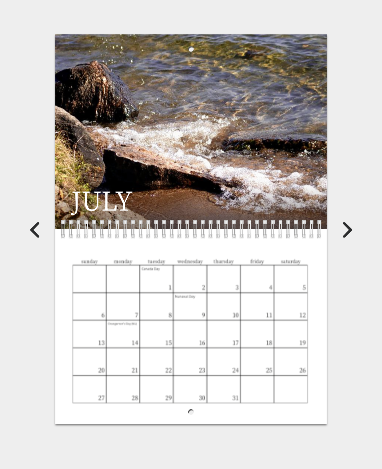 A Kawartha Lakes Collection by Rustic Photography by L: 2025 Calendar