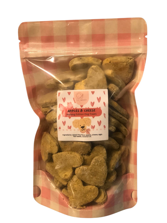 Holidog Valentines Day Collection 💝 Apples & Cheese Dog Treats
