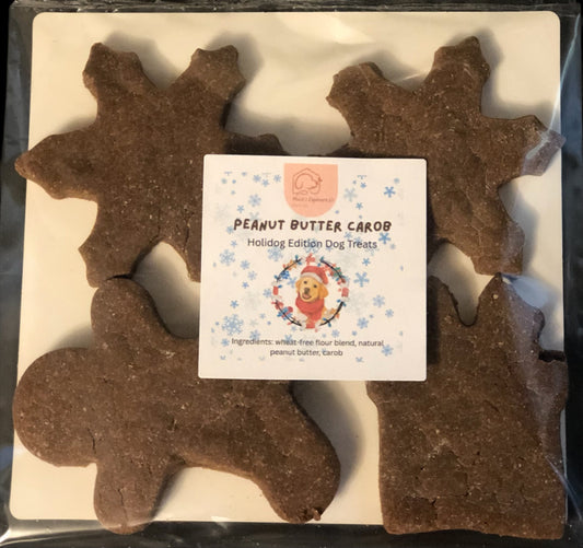 Holidog Peanut Butter Carob Cookies – Limited Edition