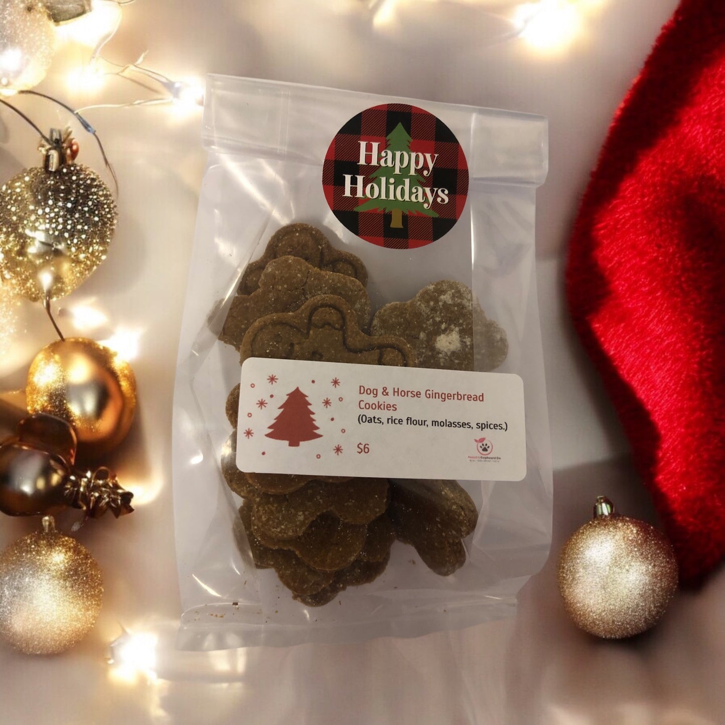 Gingerbread cookies for dogs & Horses