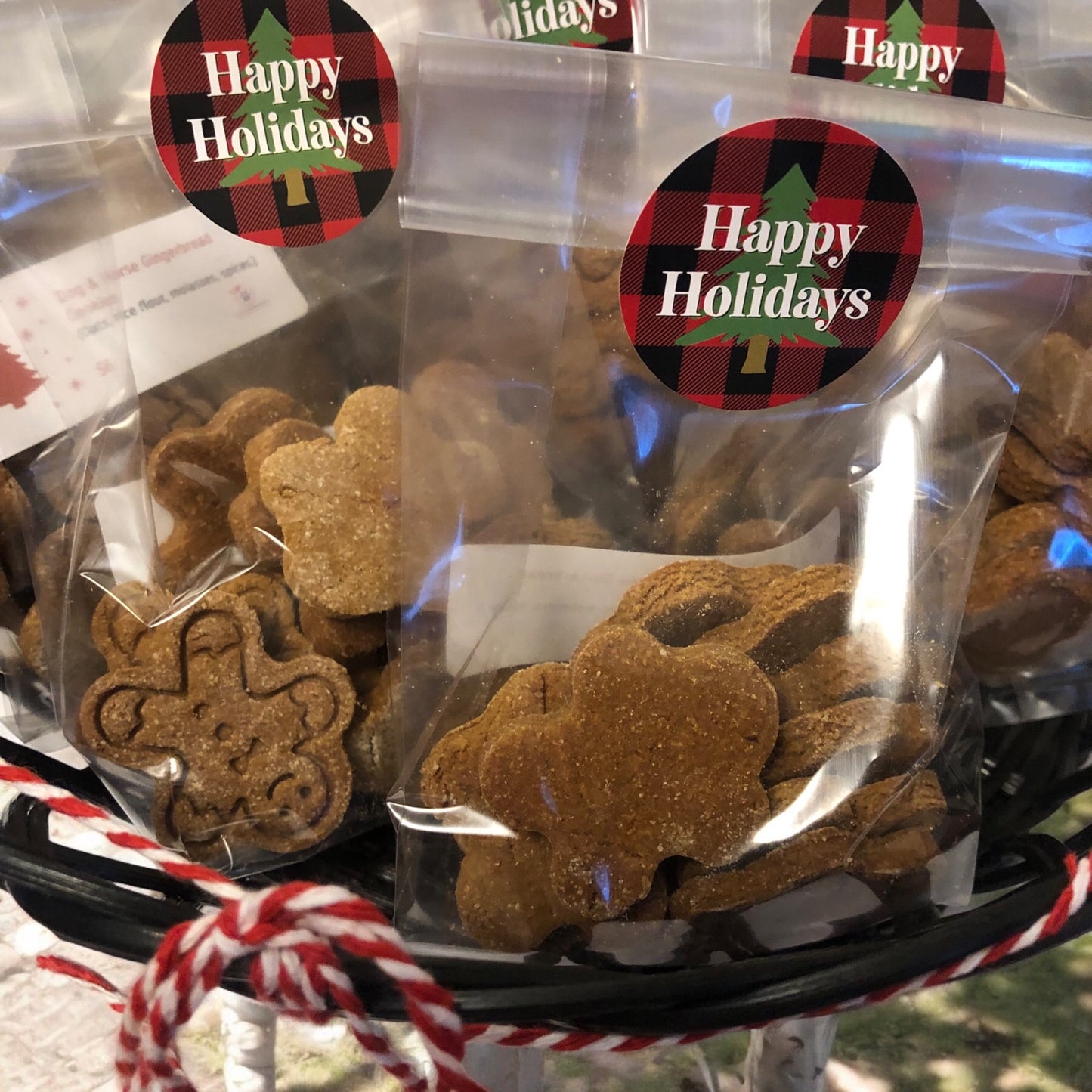 Gingerbread cookies for dogs & Horses