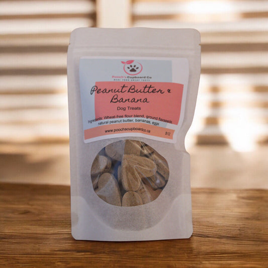 PB Banana & Chia Dog Treats