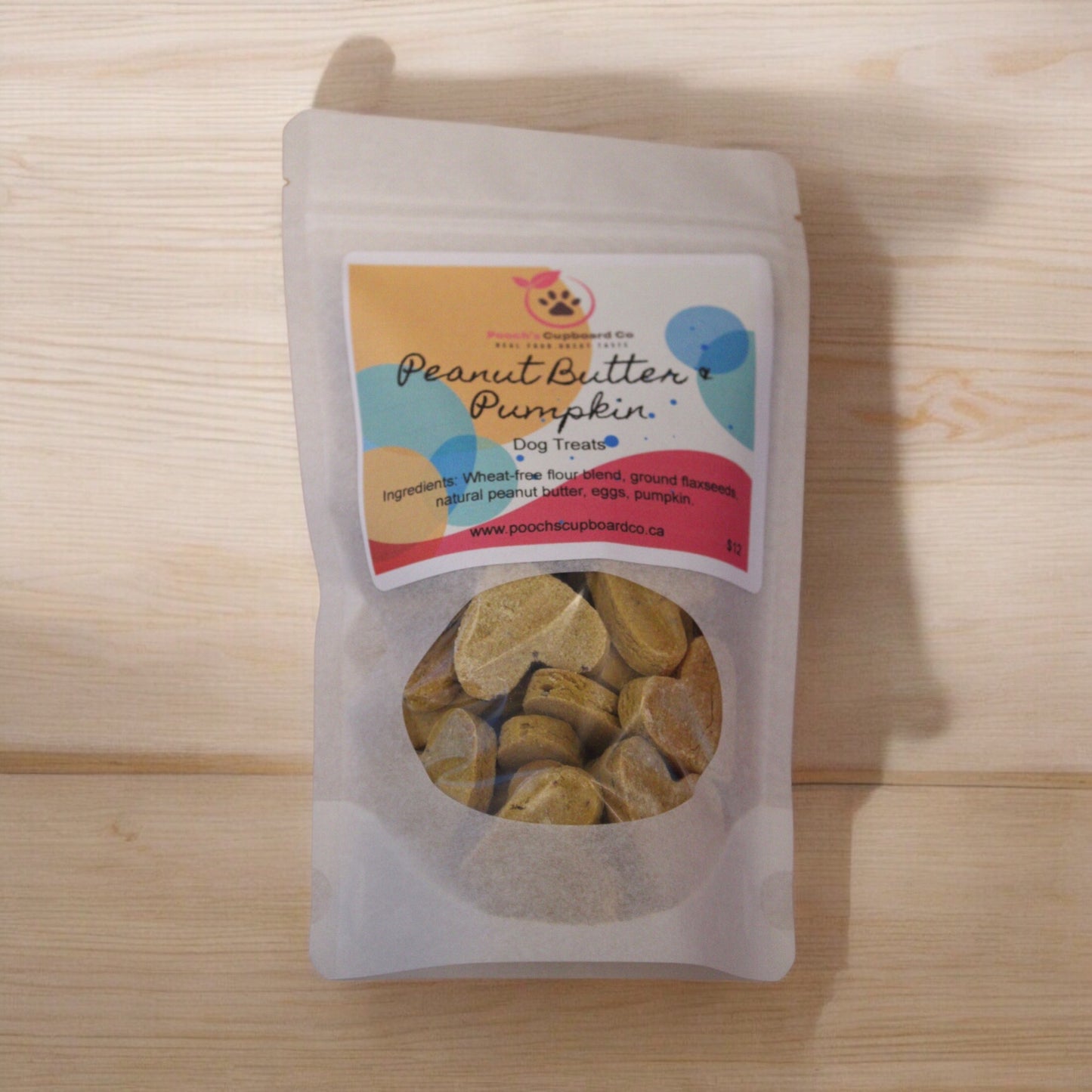 Pumpkin & Peanut Butter Dog Treats